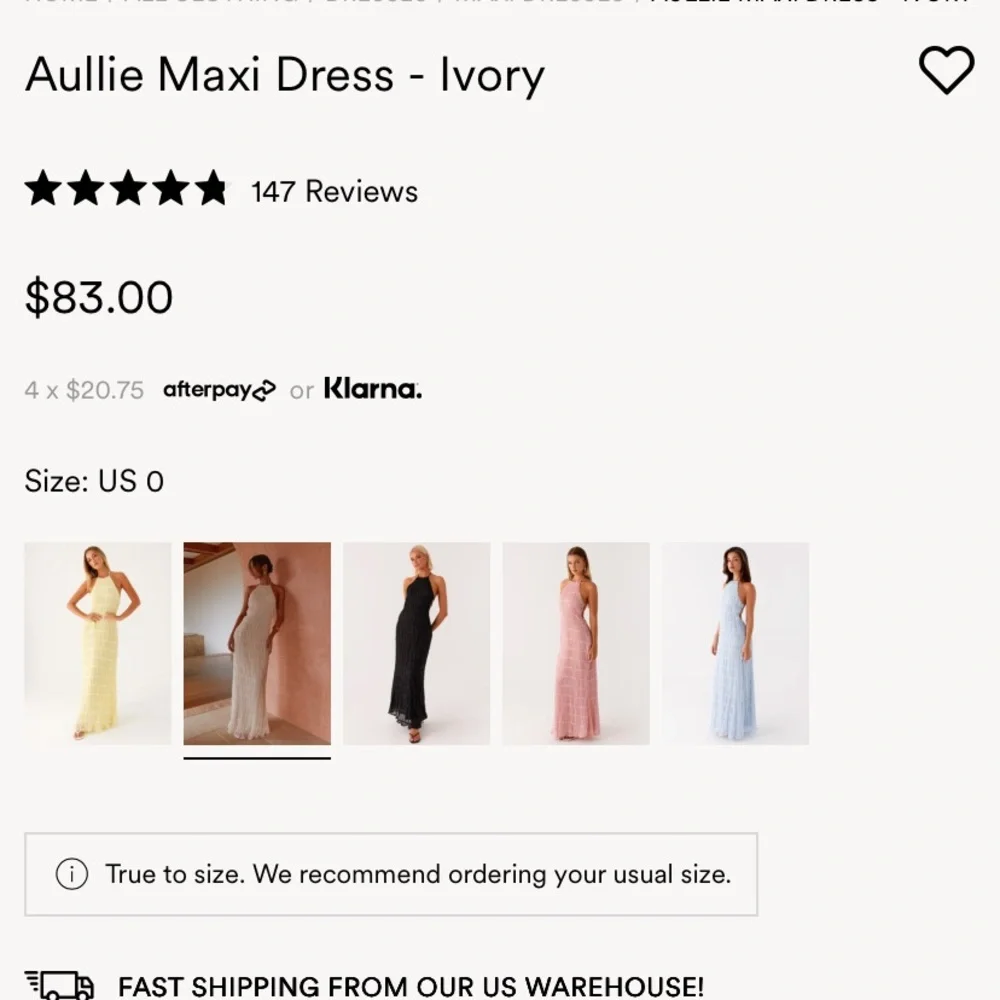Peppermayo Ivory Strapless Halter Maxi Dress - Picture 7 of 8